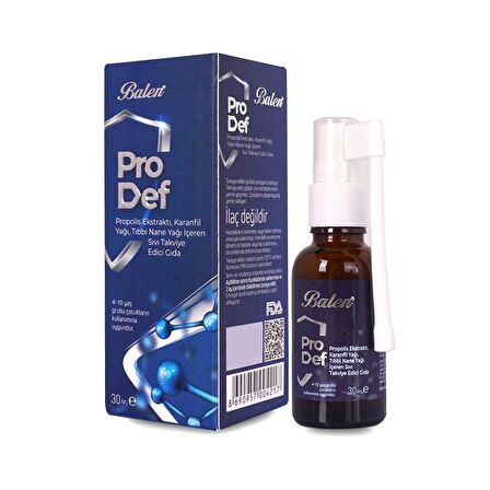 Balen Prodef Propolis Karanfil Yağı Boğaz Spreyi 30 ml x 2 Adet