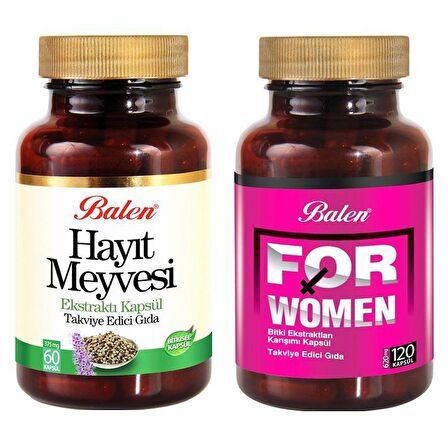 Balen For Woman(Bayan)+ Balen Hayıt Meyvesi Ekstraktı