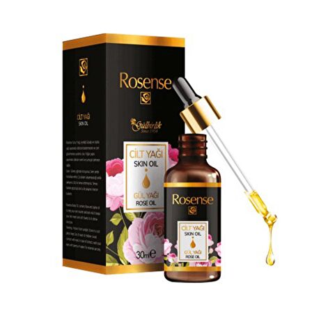 Rosense Gül Yağı Cilt Bakım Yağı 30 ml 