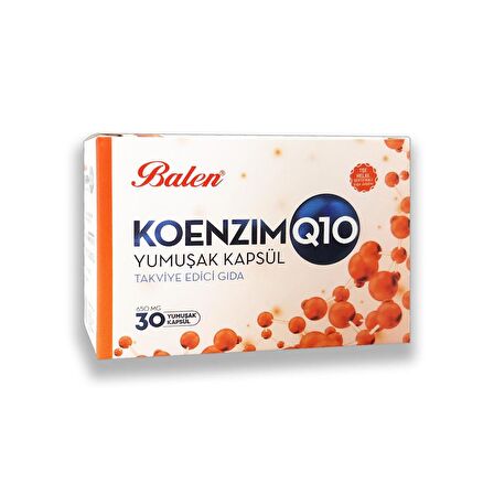 Balen Koenzim Q10 650 Mg 30 Yumuşak Kapsül x 2 Adet