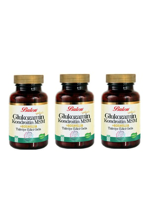 Balen Glukozamn Kondroitin MSM+BOSWELLIA 1200 mg 60 TABLET 3 ADET 