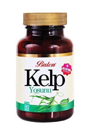 Balen Kelp Ekstraktı + Selenyum 375 mg 80 Kapsül