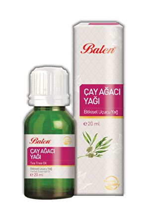 Balen Çay Ağacı Yağı-Hint Defnesi Yağı (Distilasyon) 20 ml