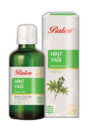 Balen Hint Yağı Soğuk Pres 50 ml