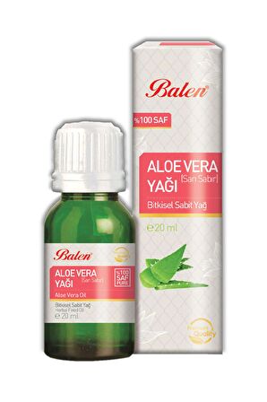 Balen Aloe Vera (Sarı Sabır) Yağı Maserasyon 20 ml 4 Adet