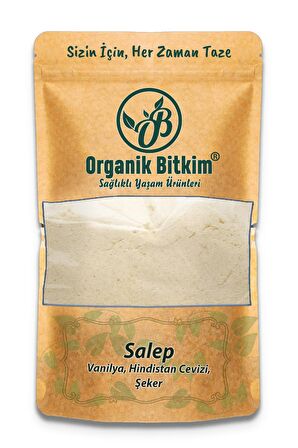 Organik Bitkim Salep (Vanilya, Hindistan Cevizi,Şeker) 150 gr