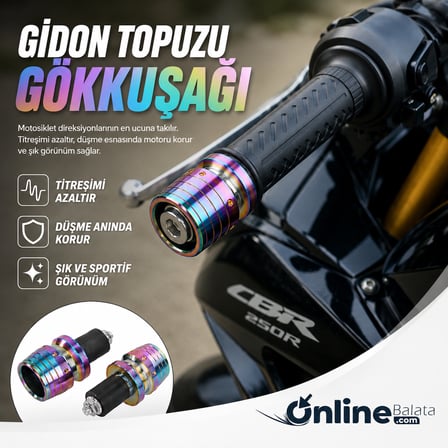 Suzuki DL 650 V Strom Gidon Topuzu Gökkuşağı 42020