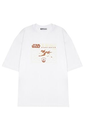 Unisex Oversize T-shirt X-wing Blueprint