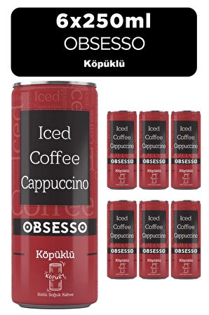 Obsesso Köpüklü Soğuk Kahve 250 Ml X 6 Adet