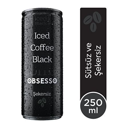 Obsesso Şekersiz Soğuk Kahve 250 Ml