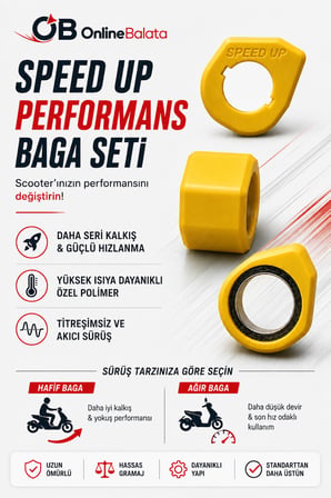 Sym Jet X 125 SpeedUp Tahrik Seti 12 GR Performans Baga Set SPD072