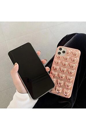 Iphone 15 Pro Max Uyumlu 3D Kare Detaylı Silver Kapak Telefon Kılıfı