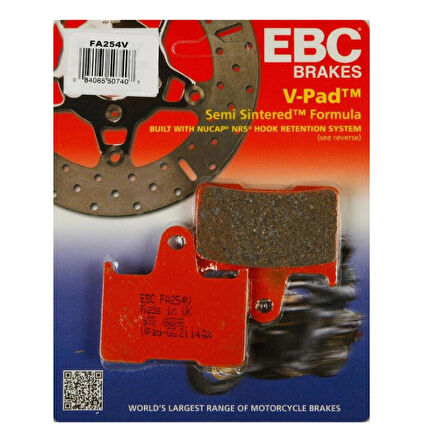 H. Davidson SPORTSTER XL N IRON 883  EBC Yarı Sinter Arka Fren Balata 