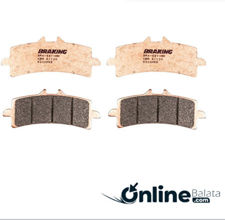 KTM SM T / R 990 2010-2024 Braking Sinterli Ön Fren Balata 2 Takım OB93055