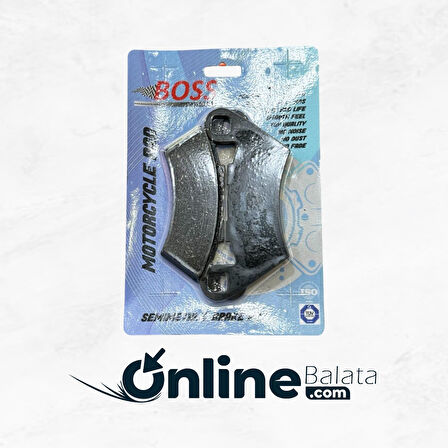 Rks Vieste 249 Arka Fren Balatası Boss Yerli Üretim Obbs169