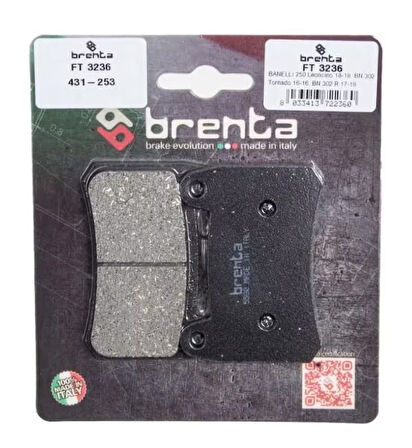 Benelli Bn 251 Brenta Ön Fren Balata OB