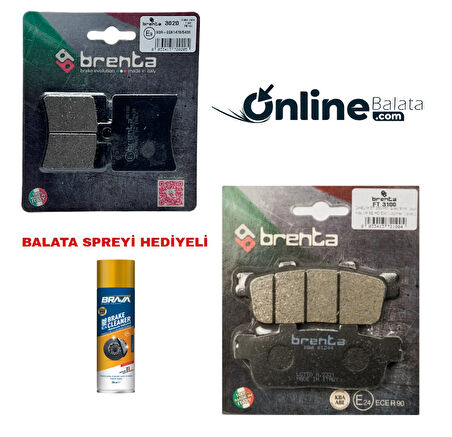 Daelım S3 250 Brenta Fren Balata Takımı Ön Ve Arka Ob4220