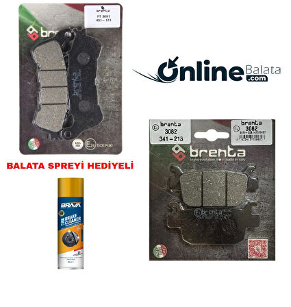 Honda Forza 300 Brenta Fren Balata Takımı Ön Ve Arka Ob4261