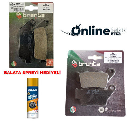 Yamaha Wr 125 R/X Brenta Fren Balata Takımı Ön Ve Arka OB4263