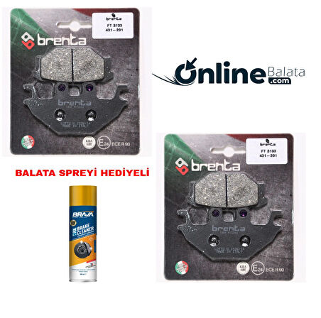 Sym Quadlander 300 Brenta Fren Balata Takımı Ön Ve Arka OB4276