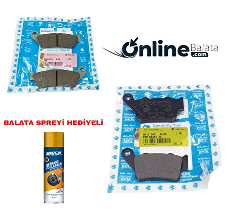 Bajaj Discover 125 T Fren Balata Takımı Ön Ve Arka OB4283