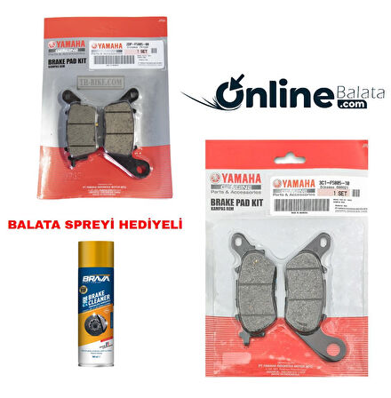 Yamaha N-Max 125\155 Fren Balata Takımı Ön Ve Arka Ob4309