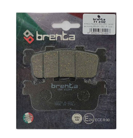 Kymco People S 200 Brenta Arka Fren Balata Ob1694