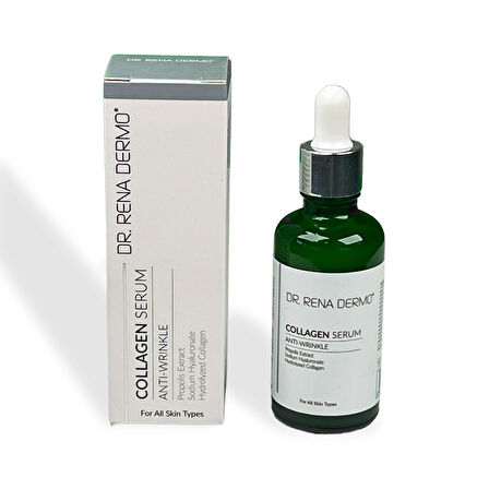 Dr. Rena Dermo Skincare Kolajen Serum Hyalüronik Asit Anti-wrinkle-Nemlendirici 50 ml