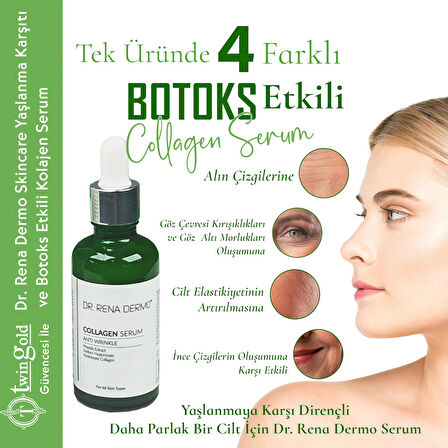 Dr. Rena Dermo Skincare Kolajen Serum Hyalüronik Asit Anti-wrinkle-Nemlendirici 50 ml