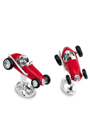 Red Classic Car Kol Düğmesi