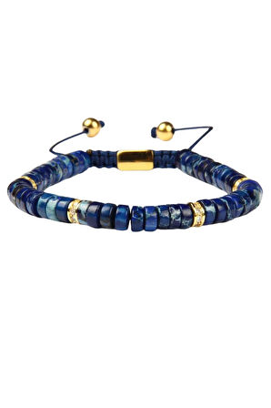 Lacivert Taşlı Bileklik