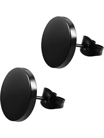 Omark Cotton Nokta Küpe 8mm Siyah