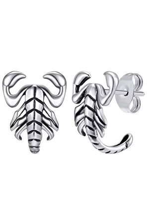 Omark Cotton Çelik Akrep Küpe