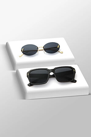 UNISEX GÜNEŞ GÖZLÜĞÜ 2'Lİ SET