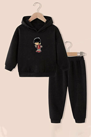 Uyguntarz Çocuk Chen Üzümlü Kekim Eşofman Takımı