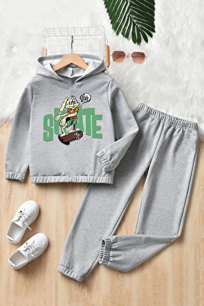 Uyguntarz Çocuk All Day Rabbit Eşofman Takımı