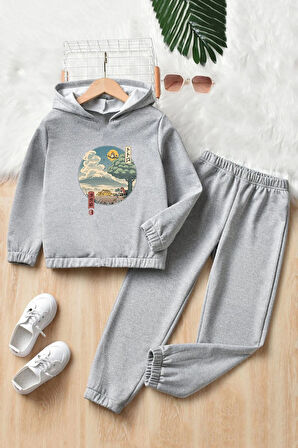 Uyguntarz Çocuk Neighbor's Ukiyo e Eşofman Takımı