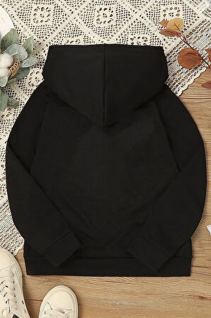 Uyguntarz Çocuk Yin Yang Cats Baskılı Sweatshirt