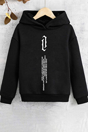 Uyguntarz Çocuk Aleman Rapero Baskılı Sweatshirt