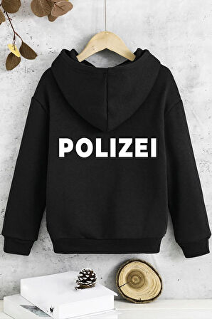 Uyguntarz Çocuk POLIZEI Baskılı Sweatshirt