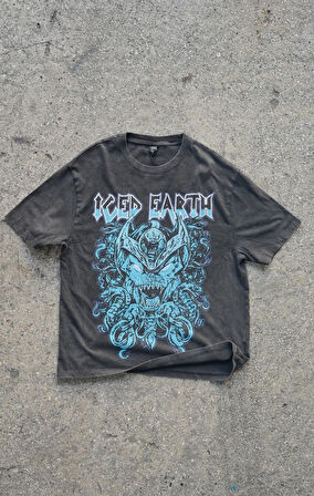 Iced Earth Kısa Kollu Oversize T-shirt