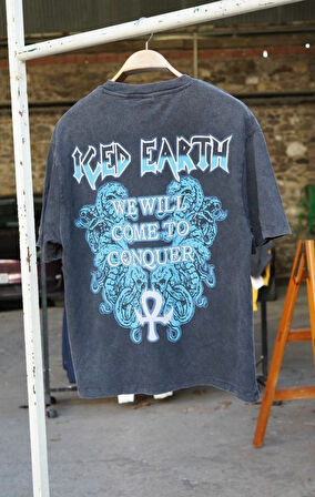 Iced Earth Kısa Kollu Oversize T-shirt