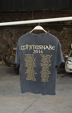 Whitesnake Baskılı Unisex T-shirt