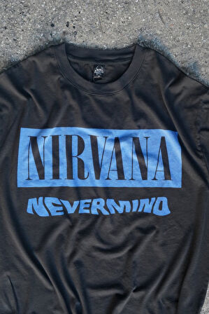 Nirvana Nevermind Kısa Kollu Siyah T-shirt