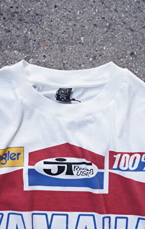 Race Day Yamaha Baskılı Uzun Kol T-shirt