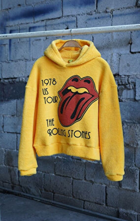 The Rolling Stone Sarı Polar Sweatshirt