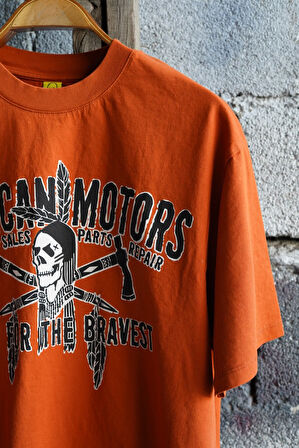 Mohican Motors Turuncu T-shirt