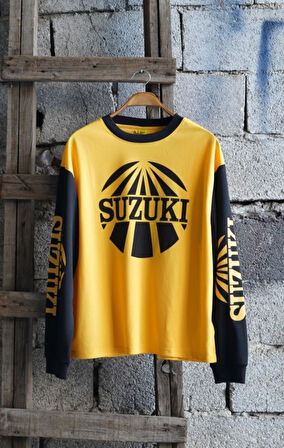 Suzuki Sarı Forma Uzun Kol T-shirt