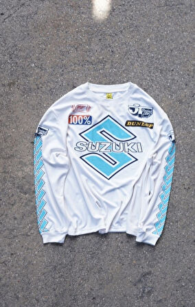 Suzuki Fileli Uzun Kol T-shirt