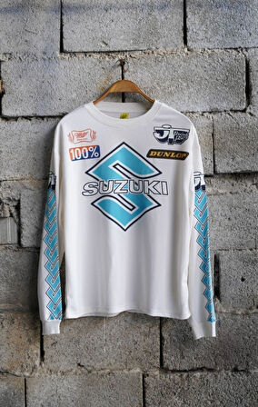 Suzuki Fileli Uzun Kol T-shirt
